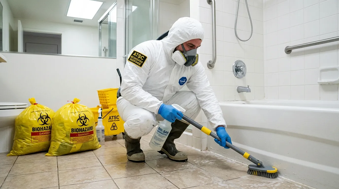 Decontamination equipment deployed for Blood Cleanup in New Port Richey